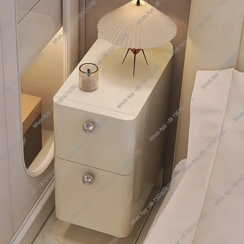 

Z-J Organizer Bedroom Nightstand Mobile Drawers Luxury Storage Cabinets Librero Bedside Table Decor Mesa De Noche Hotel Furnitur