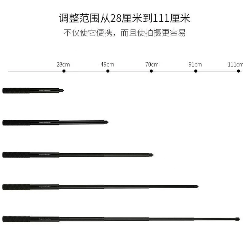 Palo de Selfie de aleación de aluminio para Insta360, accesorio de cámara deportiva, X3, X2, X3, 1,1 M