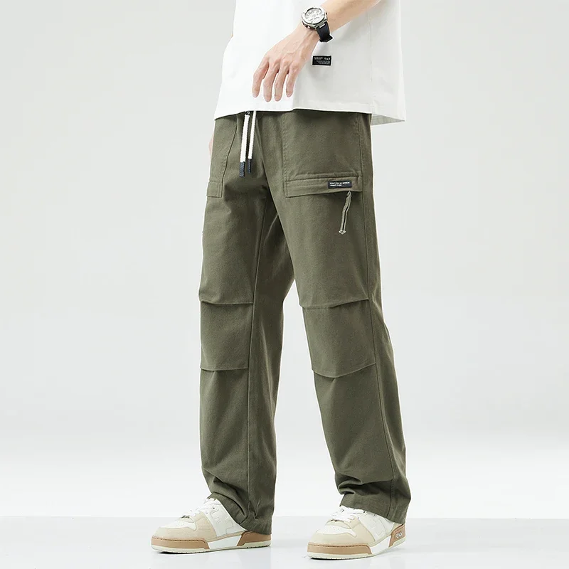 2024 New Men's Hip-Hop Pants Spring Windproof and Waterproof Outdoor Fighting Functionl Pants Multi Pocket Durable Cargo Pants