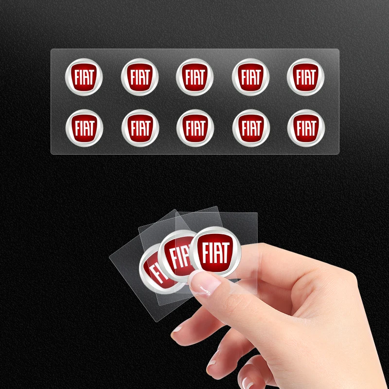 1/2/5/10PCS Car Stickers Car-Styling Logo Interior Decorative Accessories For Fiat Honda Jaguar Ford JEEP Acura Subaru Suzuki - view 3