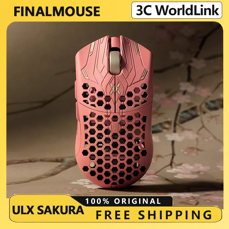 Finalmouse Ulx Sakura Limit Мышь Беспроводная 8K Легкая 33 г Esports Gamer Bluetooth Limited Мышь для ПК Аксессуар Подарок