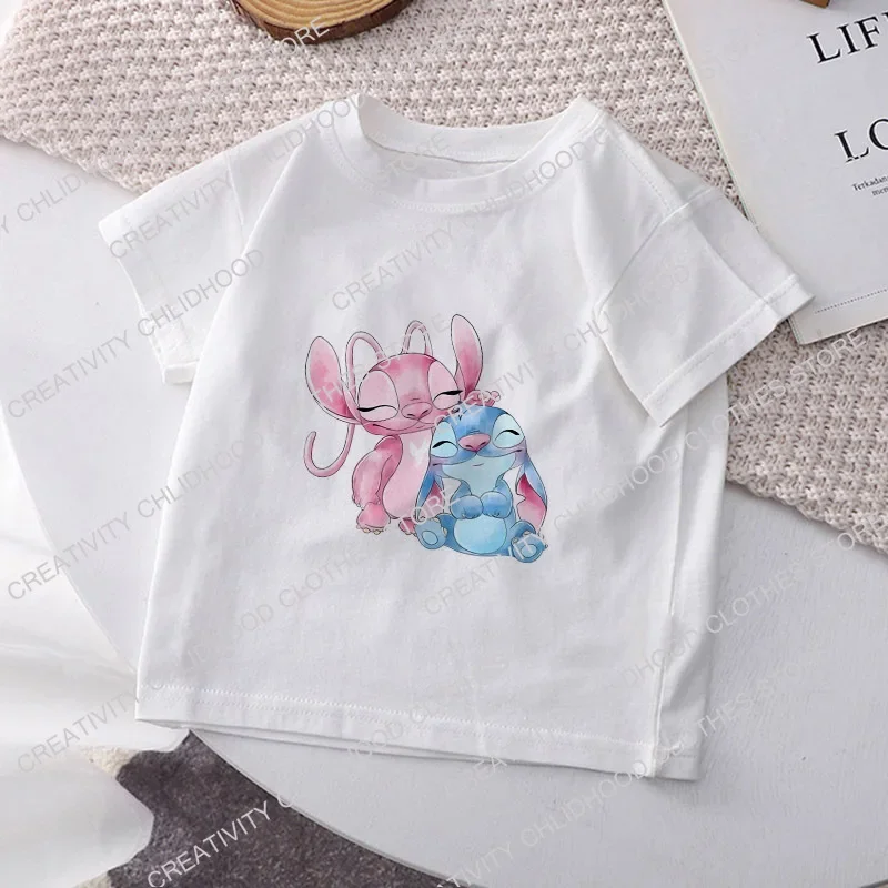 Camiseta de punto para niños, camisetas Kawaii para chico, camiseta de dibujos animados de Anime para niñas y niños, ropa informal Harajuku, Tops de moda