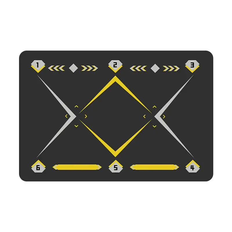 

Soccer Training Mat Soccer Training Equipment Silent Anti-Skid Portable Agility Trainer Game Pad 35.43x23.62 IN For Boys Youth