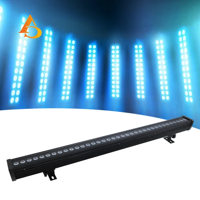 outdoor impermeavel led stage light rgb wall washer bar flood lighting effect outdoor plaza 36x3w 01