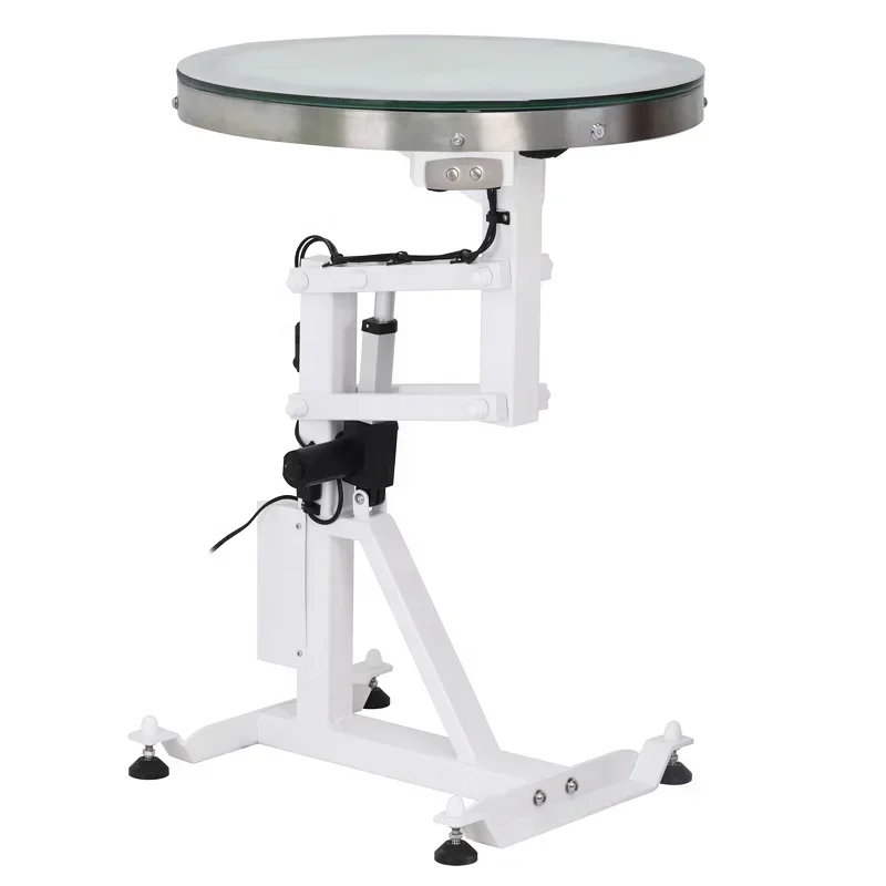 LED grooming table pet dog beauty salon rounded LED grooming table wholesale electric lifting round factory LED grooming table