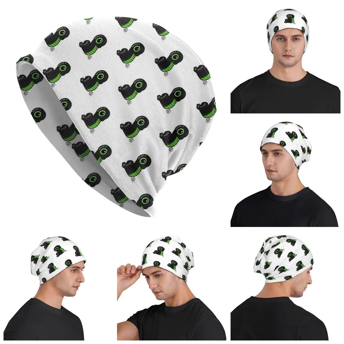 

Sneki Snek Fan Design Razer Наклейка Теплая вязаная шапка Хип-хоп Капот Шапка Осень Зима Уличные шапки Шапки для унисекс для взрослых