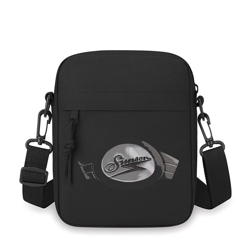 

Simson logo,electric arrow design Men Crossbody Bag Single Shoulder Women Cartoon Anime Film Printing Design Unisex