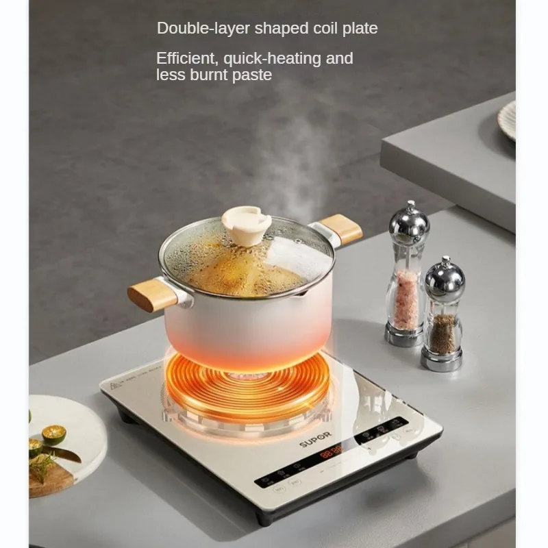 Smart Induction Cooker Induction cooker 2200W 24H Reservation Automatic flame control Waterproof Cooking Hotpot Kitchen