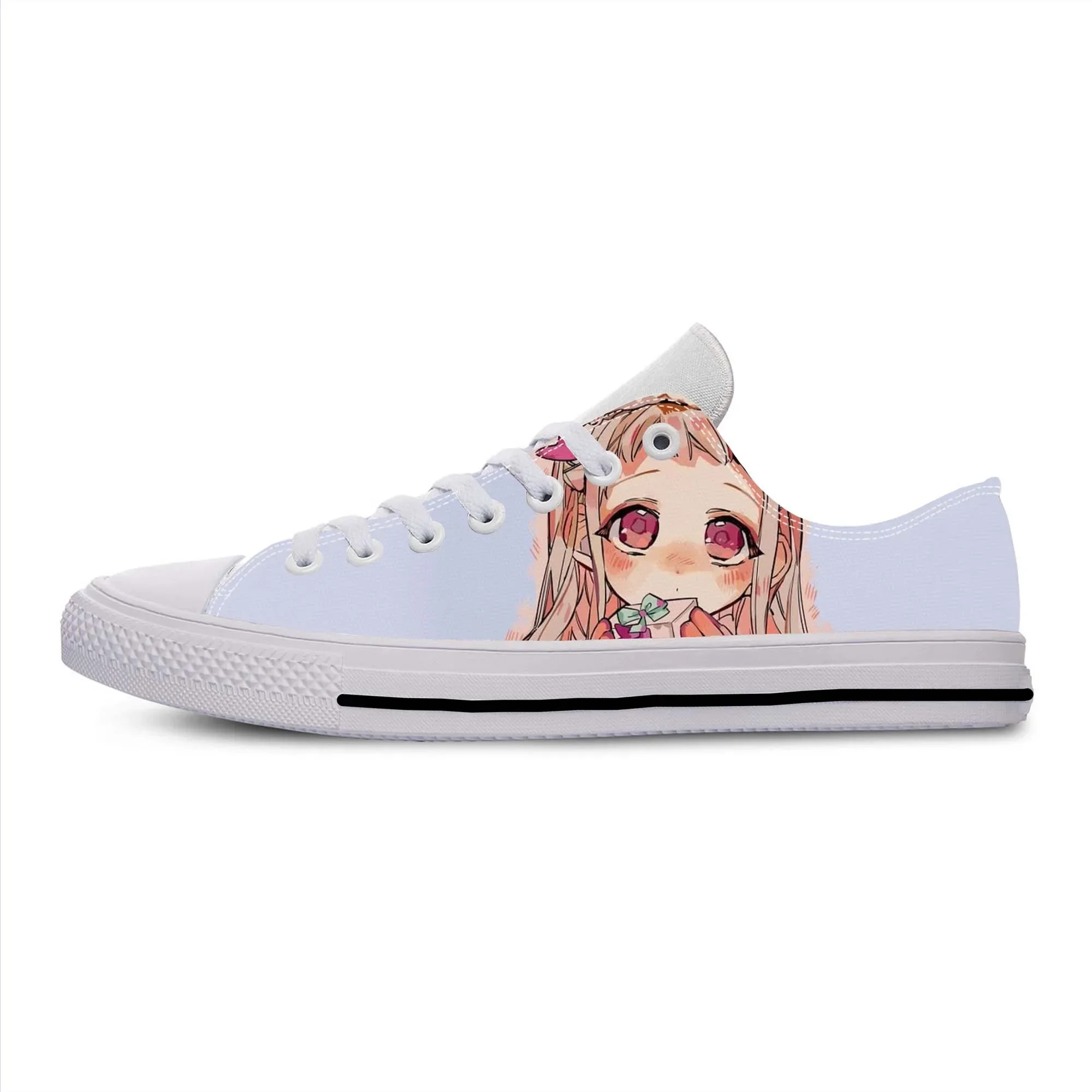 Anime Cartoon Toilet Bound Hanako Kun Yashiro Nene Casual Cloth Shoes Low Top Lightweight Breathable 3D Print Men Women Sneakers