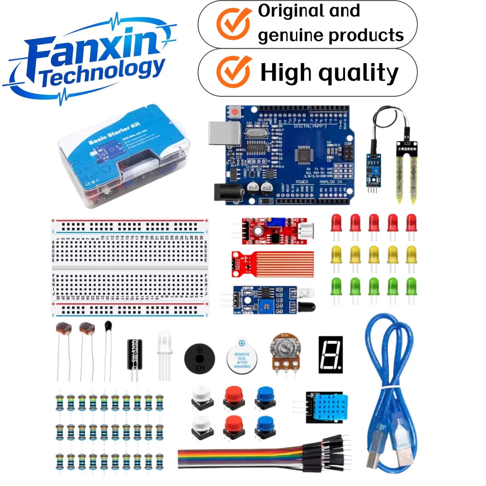 Diy Electronics Online - ชุดเริ่มต้นเรียนรู้การเขียนโปรแกรม + 40 โครงการสำหรับ Arduino UNO