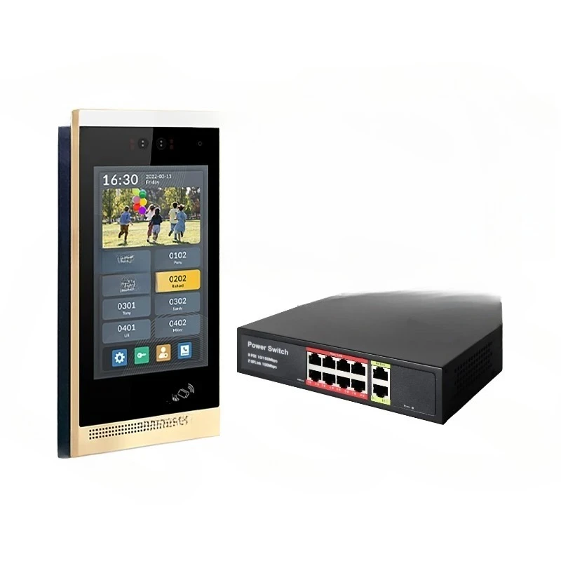 

Home Door Phone Video Intercom System IP Apartment Building Interphone for Secure Access Control