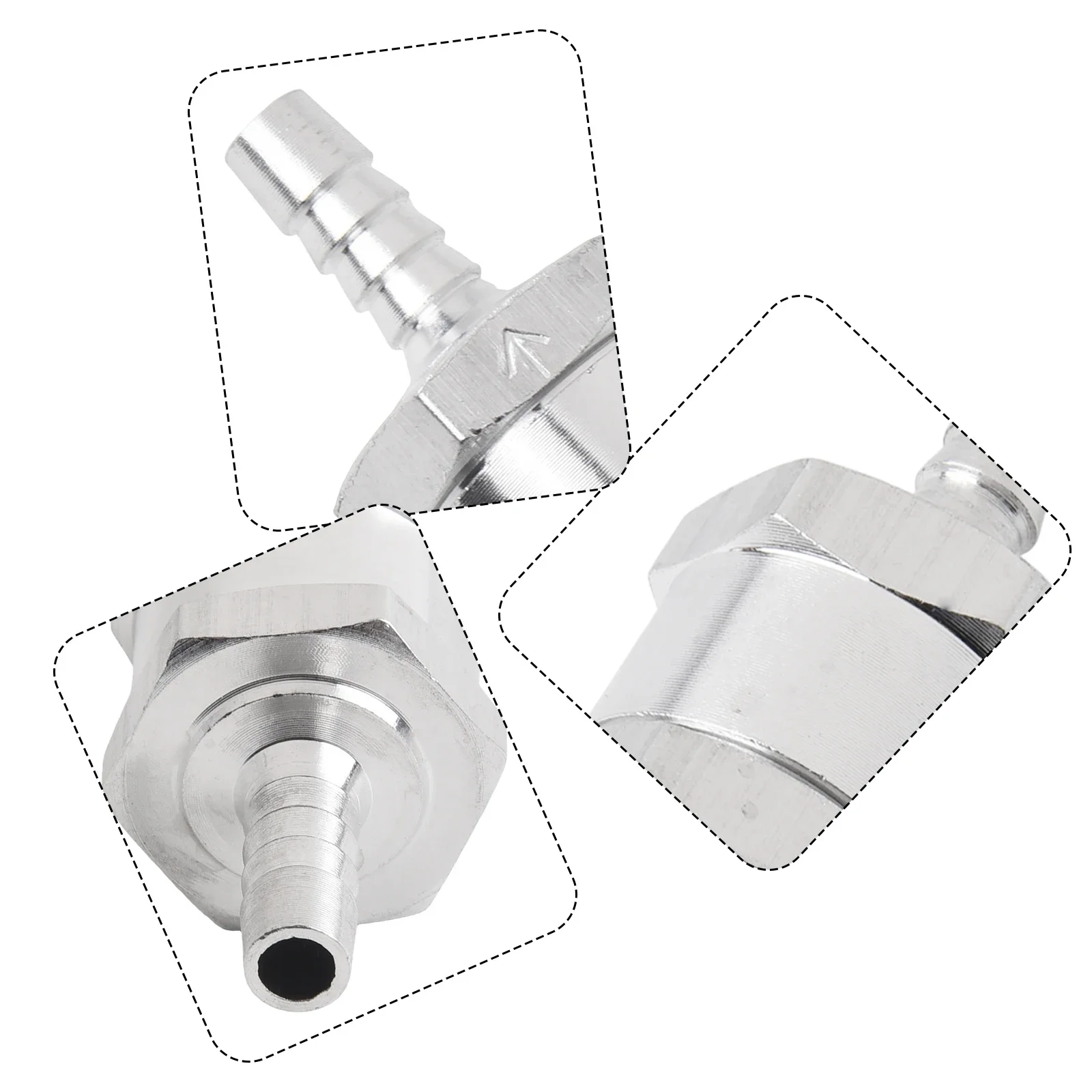 Valve Non-return Valve Automobile Fuel High Temperature Resistant Non-return Valve Quick Aluminum Alloy Brand New
