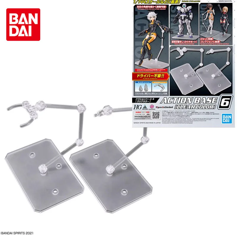 

Bandai Original 1/144 30MM/30MS Movable Support 6 Transparent Color Anime Action Figures Toys for Boys Girls Kids Gift