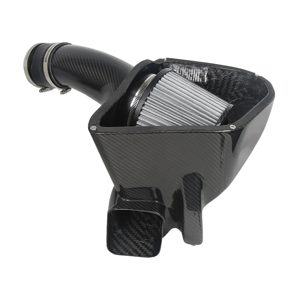 Car Modified Carbon Fiber Intake System Kit