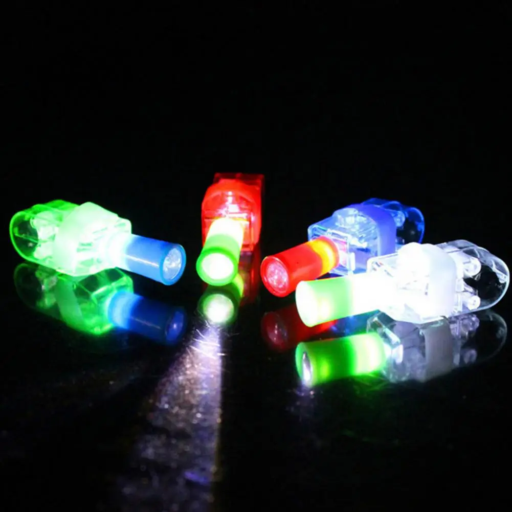 Luce da dito elastica proiezione luce da dito bomboniera per bambini luci da dito a Led con anelli elastici per l'aula