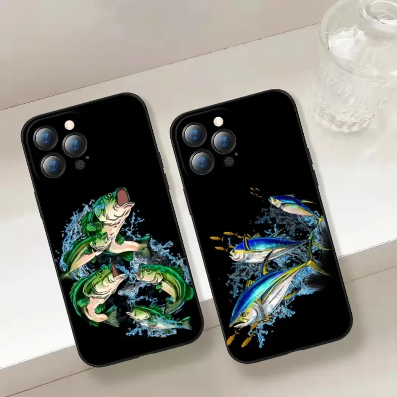 Shimano Bluefin Tuna Performance Phone Case for Iphone 14 12 11 13 15 Pro Max Iphone 12 X XR XS 7 8 14 15 Plus Soft Phone Covers