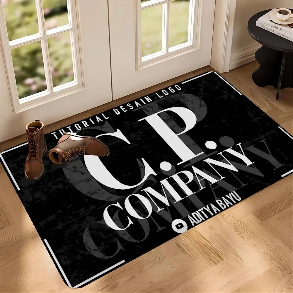Luxury C-C.P.Company Floor Mat INS Style Soft Bedroom Floor House Laundry Room Mat Anti-skid Household Carpets