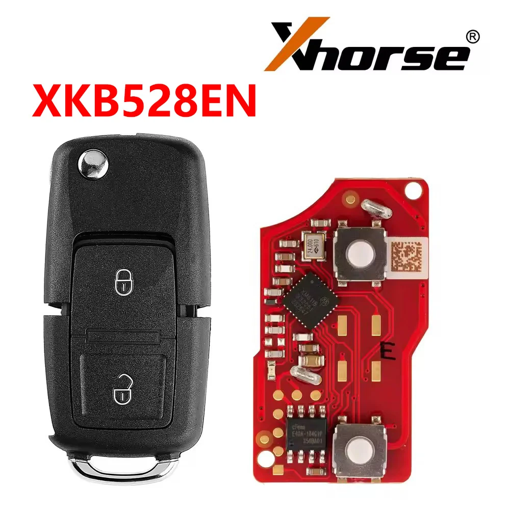 5pcs/lot Xhorse XKB501EN XKB520EN XKB508EN XK Series 2/3 Buttons VVDI Wire Remote Car Key Fob for VVDI2/VVDI Mini/Key Tool Max