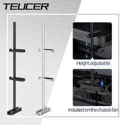 Teucer VC-4 Graphics Card Holder Adjustable Jack Aluminum Alloy GPU Video Card Bracket Support ITX/ATX Desktop PC Case Accessory