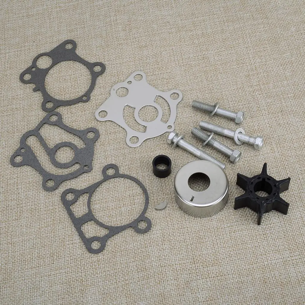 Water Pump Impeller Kit with Seal Gasket Installation Bolt Fit for Yamaha 40 50 hp PRO 50 P50 2 Strokes 18-3429 6H4-W0078-00-00