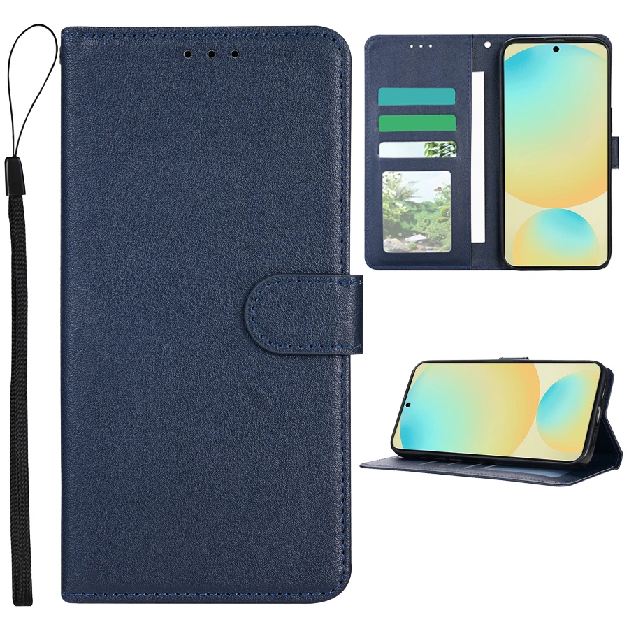 Portemonnee met kaartsleuf Magnetische flip lederen tas voor Samsung Galaxy S25 FE S24 Ultra S23 S22 S21 S20 FE S10 Plus S9 kaarttas
