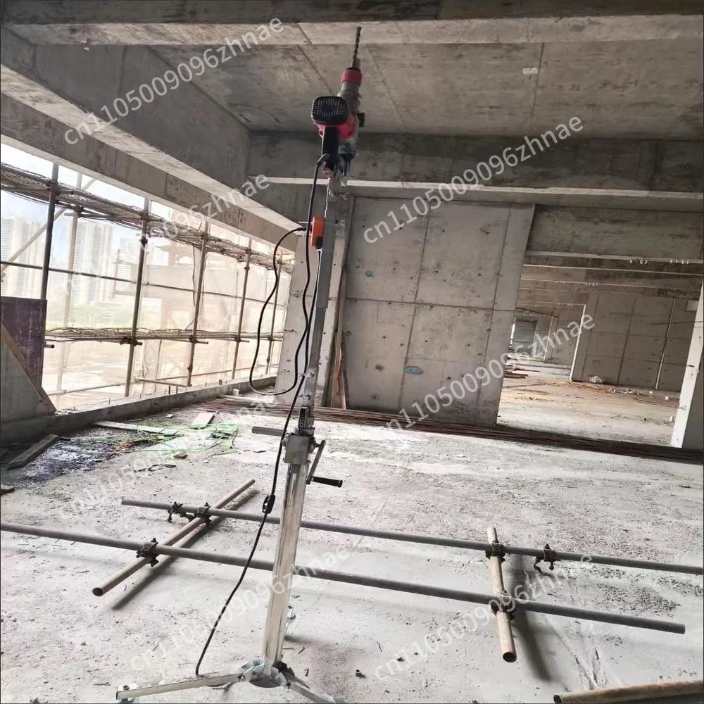 

New pressure bar drilling electric hammer lifting bracket stainless steel drilling frame ceiling impact drill drilling
