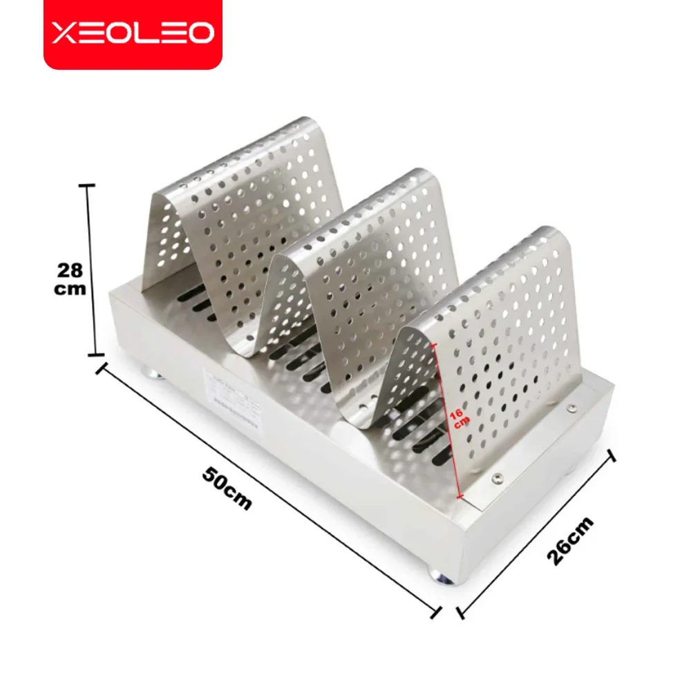 XEOLEO 1600W Hongkong Eggs bubble Waffle Maker Keep Warm Shelf Commercial Egg puff Fresh-keeping Plate