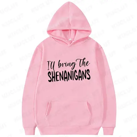 Roliga Team Bride Hoodies Kläder Jag Tar Med Kaoset Alkohol Lös Pullover Hoodie Flickor Möhippa Sportkläder 10 best sales brudtröja - №6