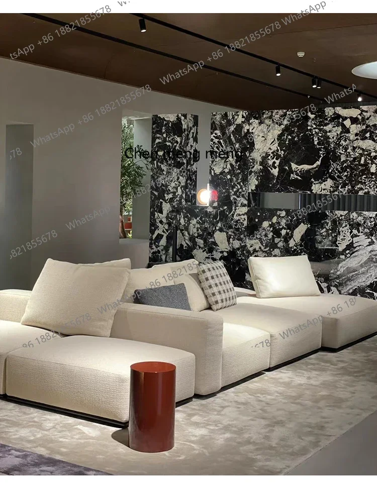 X أريكة ذات وجهين من الخلف إلى الخلف، منزلية كبيرة ذات طبقة مسطحة، مجموعة أريكة