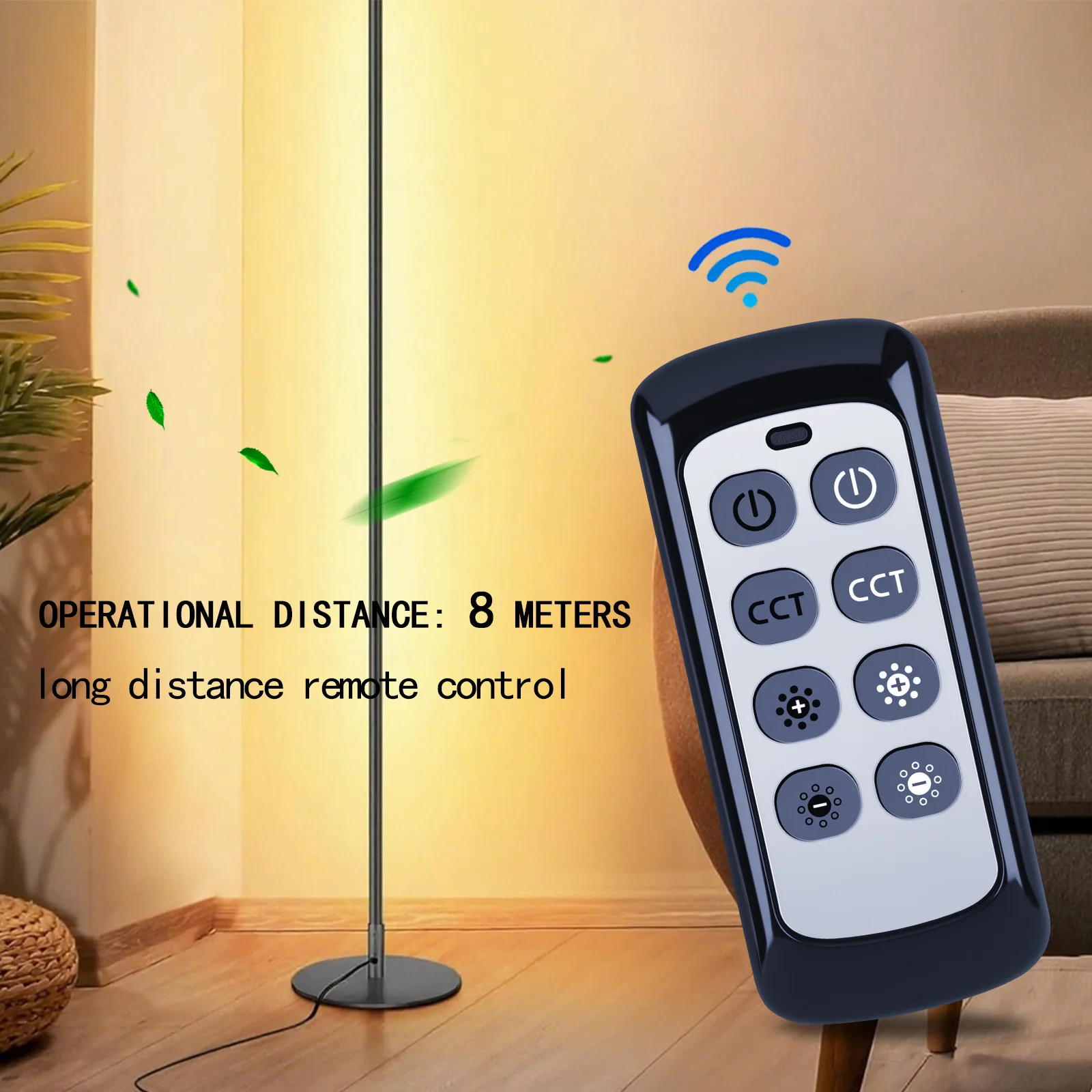 Kendali Jarak Jauh Baru untuk Tomons Dimunt SOARZ ‎ Lampu Lantai LED EUPYTE yang Dapat Diredupkan