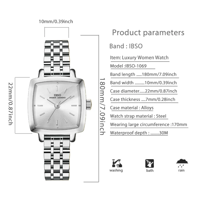 หรูหราประณีตนาฬิกาผู้หญิงกันน้ํา Casual ยี่ห้อนาฬิกาหญิงของขวัญแฟชั่นนาฬิกาข้อมือควอตซ์สุภาพสตรี