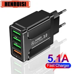 20W USB Charger High Speed Charger Fast Charging Quick Charger 3.0 For Samsung Galaxy S23 S22 Ultra W22 LG Iphone 14 13 KR Plug