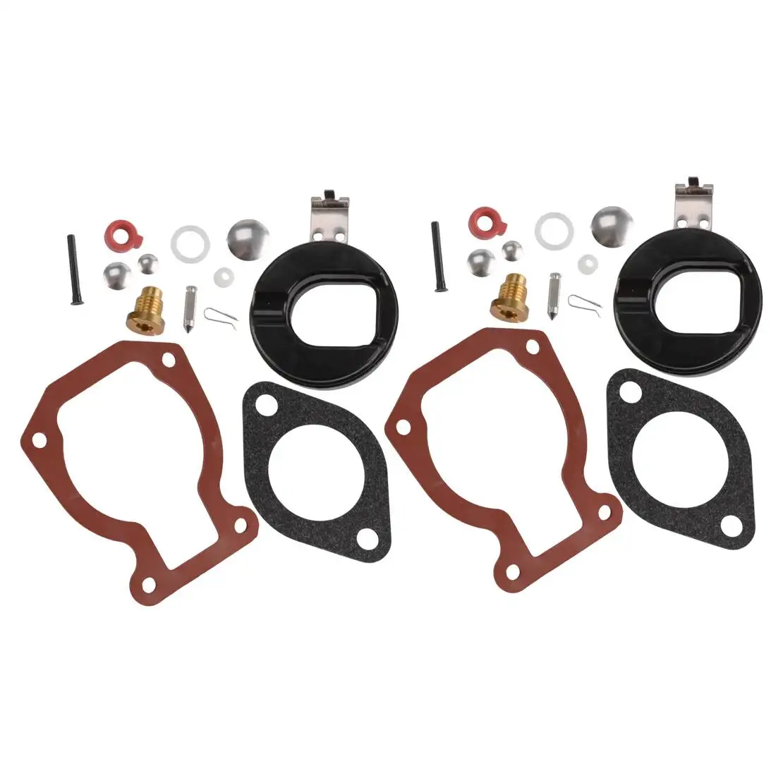 398453 0398453 386698 391305 391937 2 Sets Carburetor Carb Repair Rebuild Kit with Float Fit For Johnson Evinrude 3/9.9-15HP