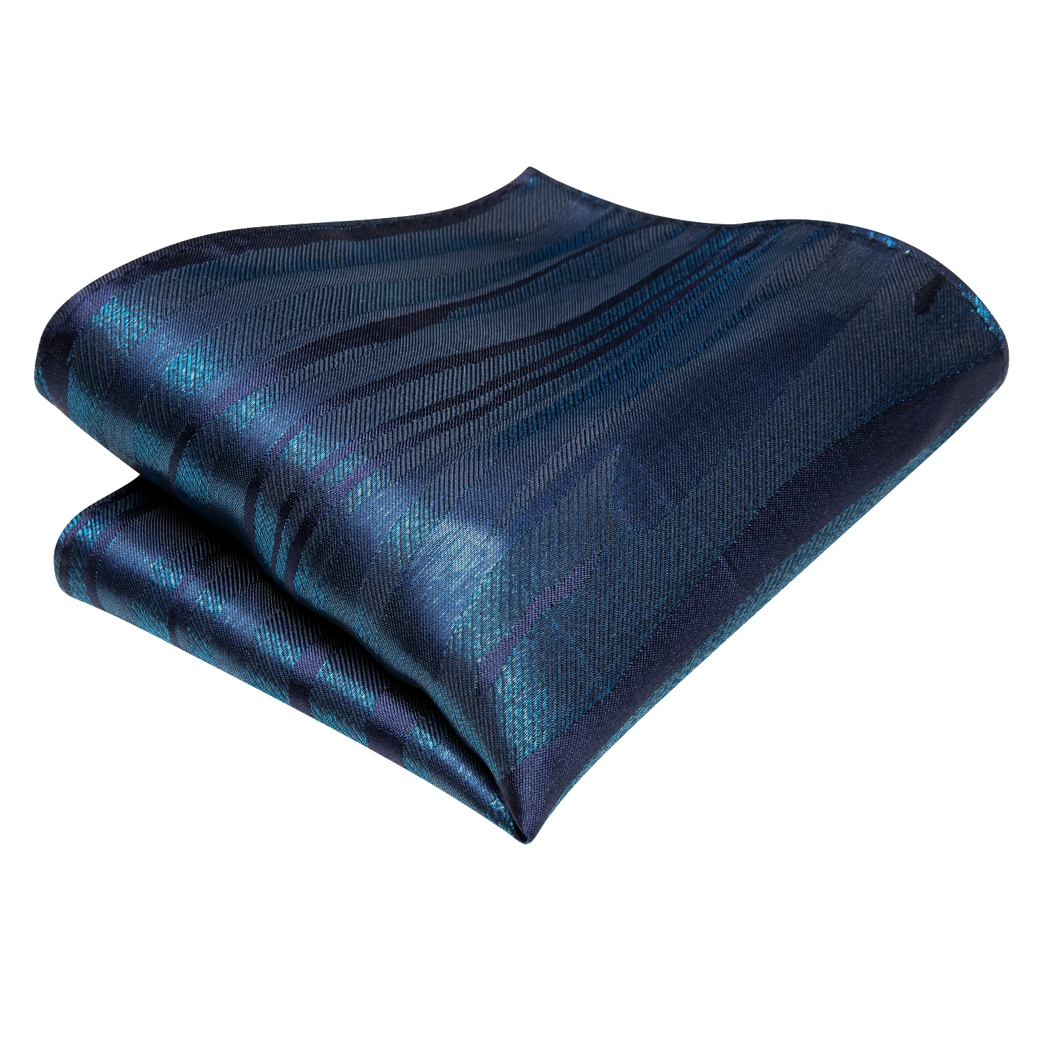 الأزرق الأسود المشارب الرجال التعادل منديل أزرار أكمام مجموعة ربطة العنق للرجل الذكور الزفاف الأعمال العلاقات الرسمية أبي الزوج هدية