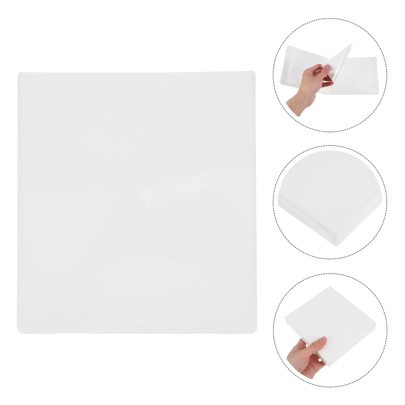 2 ชิ้น 24 แผ่นสีขาว CD DVD กล่องเก็บพลาสติก Milky Hard ShellProtect Scratch ความทนทานจัดระเบียบ