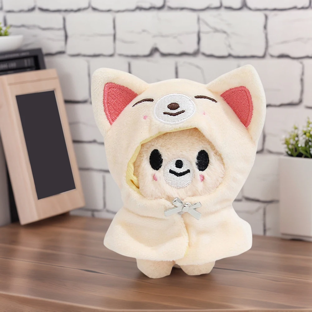SKZ Seoul FM Live SKZOO Stray Kids Plush Toy 13cm Doll Cloak Fashion Keychain Fan Commemorative Item Children's Gift
