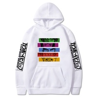 Anime Cowboy Bebops Spike Spiegel And Faye Print Hooded Men Women Hot Manga Hoodies Casual Loose Sweatshirt Harajuku Streetwear
