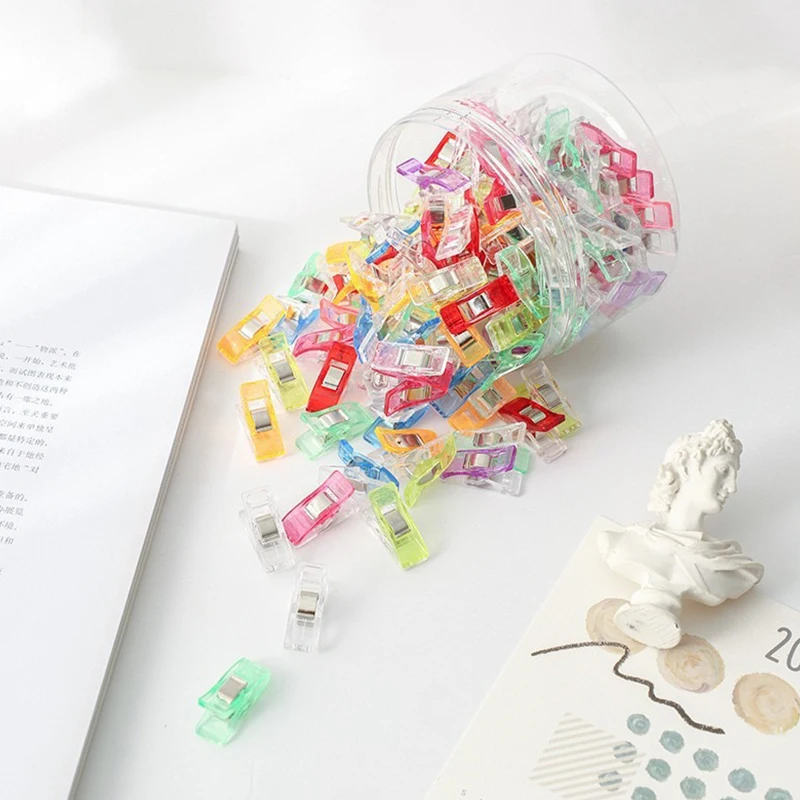 24/48PCS Multi-functional Sewing Clips Colorful Quilting Edge Fixed Clips Crochet Knitting DIY Crafts Embroidery Accessories ZYF