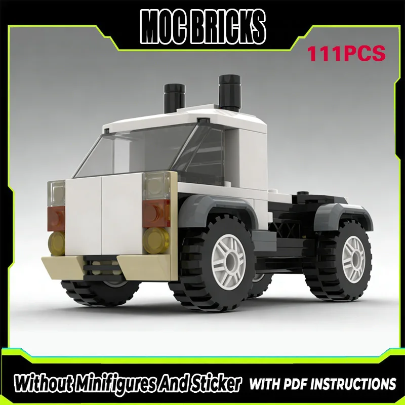 

City Car Model MOC Building Bricks Classic City Transport Truck Modular Technology Gifts Holiday Assemble Children Toys Suit