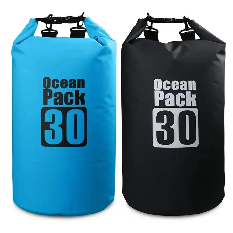 Saco seco impermeável para homens e mulheres, Saco de mergulho dobrável, Armazenamento dobrável, Natação na praia, Natação, Banho, Oceano, PVC, 5L,