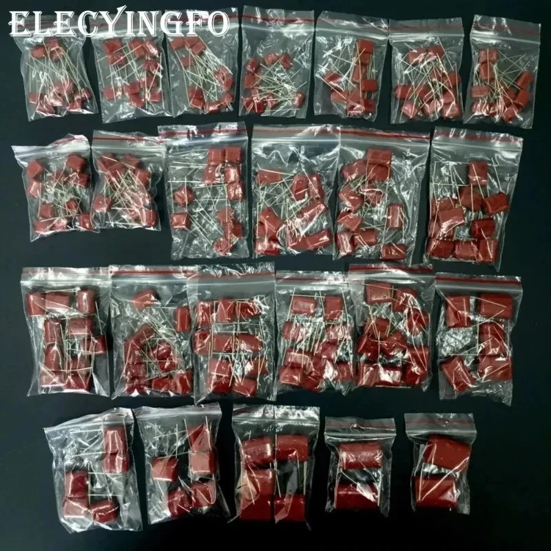 CBB金属皮膜コンデンサ詰め合わせキット 250V 400V 630V 1000V 1600V メタライズドポリプロピレンフィルムコンデンサキット