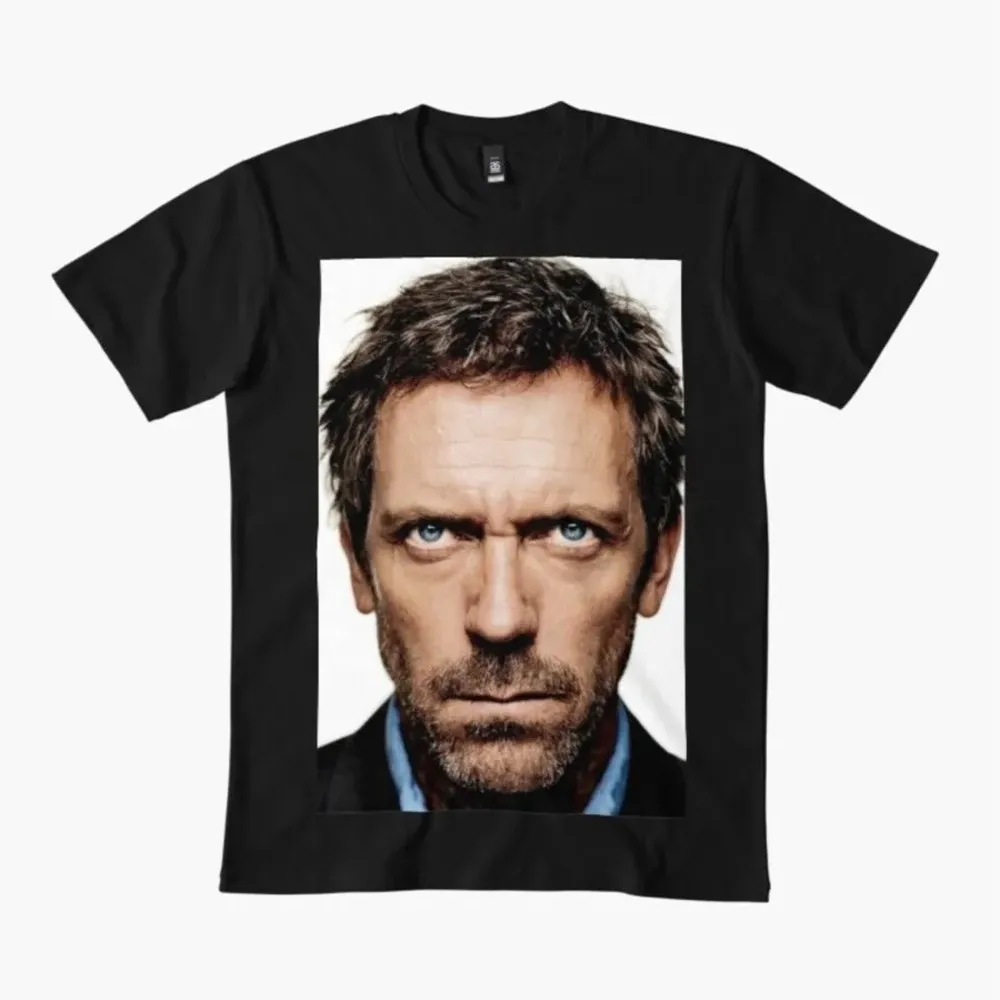 Doctor House Stare T-shirt For Men Women 100% Cotton T Shirts Short Sleeve Tops 1103-3