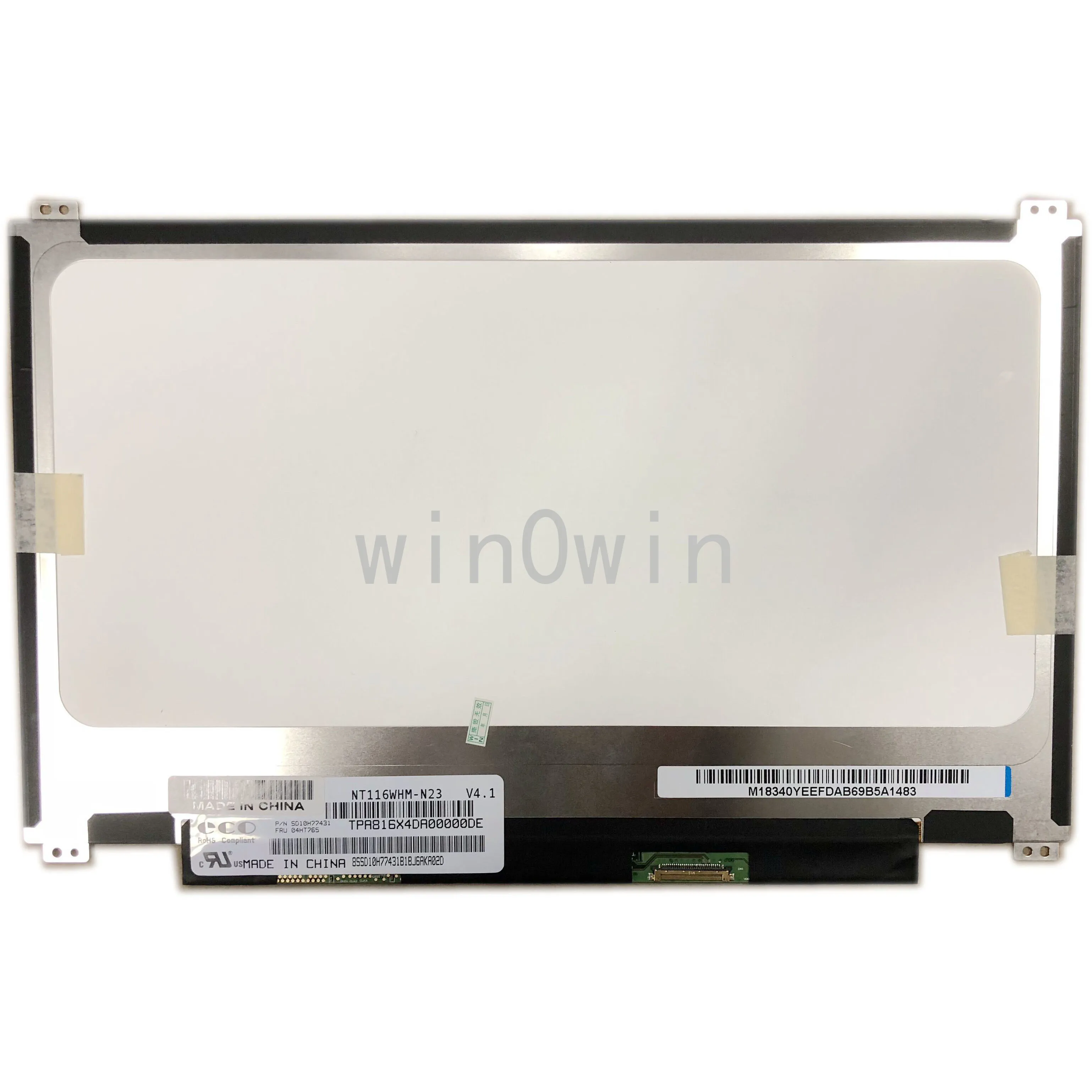 NT116WHM-N23 V4.1 fit LCD B116XTN01.0 N116BGE-E42 N116BGE-E32 N116BGE-EA2 B116XTN02.3 up+down screw holes