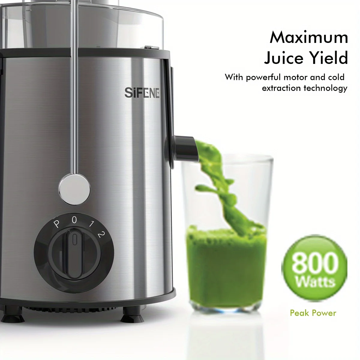 SiFENE Juicer Machine, Quick Juicer Extractor Maker, 3