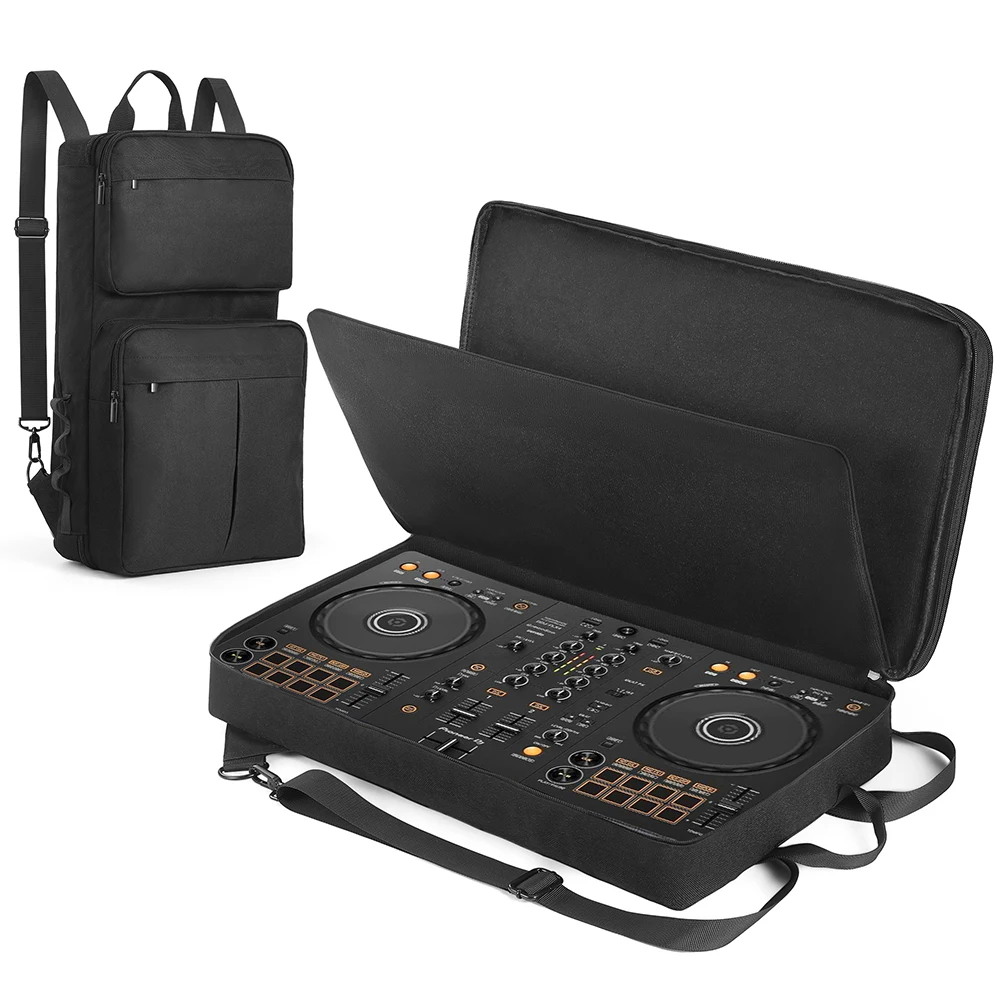 

DJ Backpack for Pioneer DDJ-400 DDJ-FLX4/Roland DJ202 DJ Controller Case Travel Carrying Bag Dustproof Turntable Protective Case