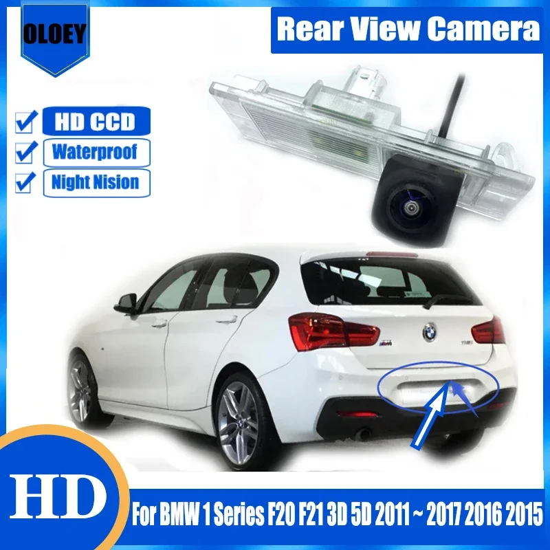 HD rear camera For BMW 1 Series F20 F21 3D 5D 2011 ~ 2017 2016 2015 Night vision / waterproof Backup Parking Reversing Camera