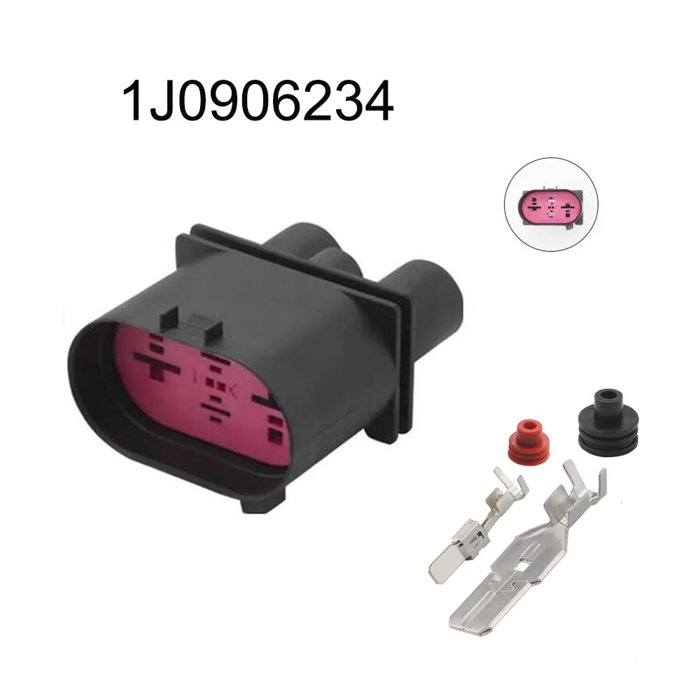 Imagem -06 - Terminal de Conector do Fio do Carro Plugue Impermeável Automotivo Tomada Fêmea e Masculina Pin 200conjunto 1j0973701a