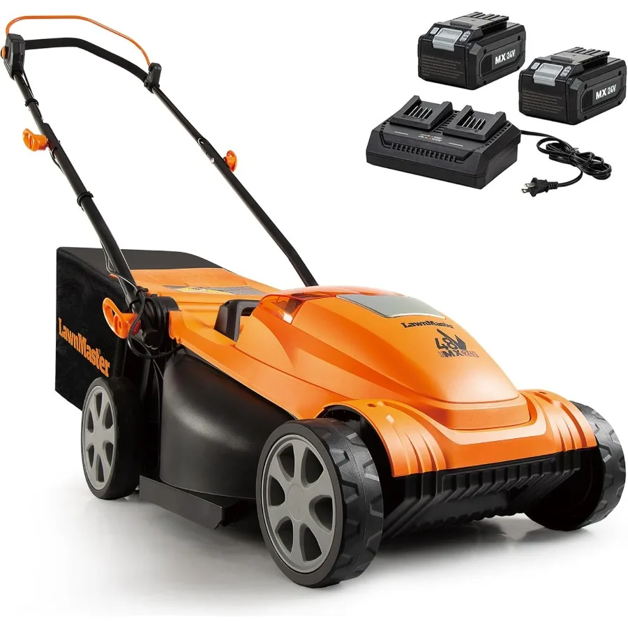 

CLMF4815E 48V MAX 15inch Brushless Cordless Mower with 2X24V MAX 4.0Ah Battery and a Dual Charger