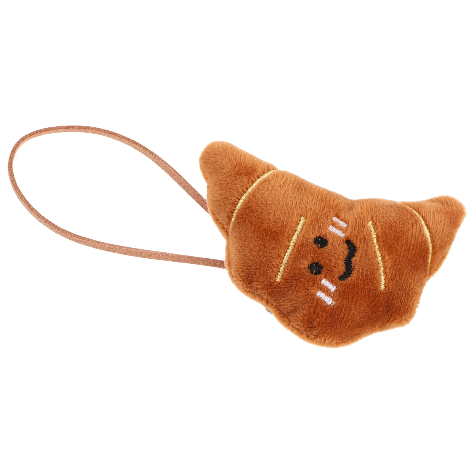 

12 Pcs Croissant Pendant Bread Bag Tassels Charm Charms Car Trinkets Accessories Keychain Ladies Phone