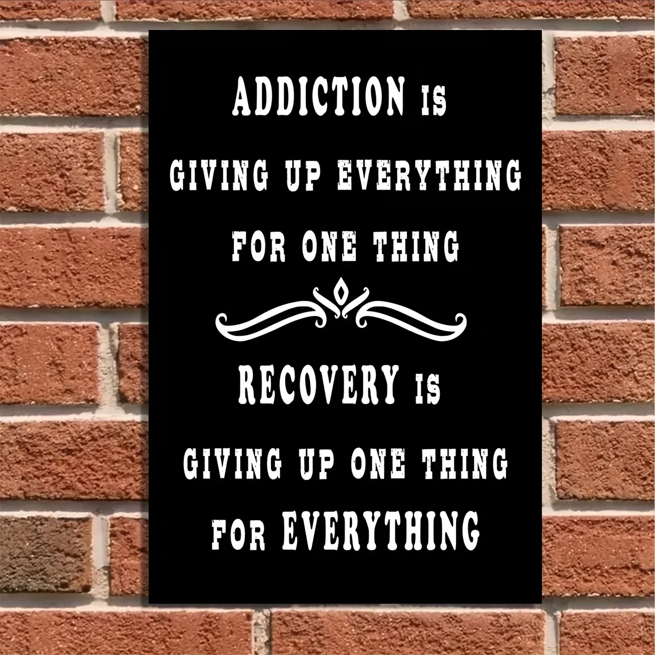 1pc frameless Canvas Painting Modern Recovery Is Giving Up One Thing For Everything Wall Art Print Canvas Painting Poster Pictur